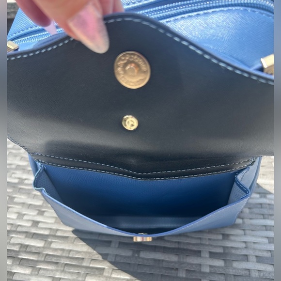 NWOT Women’s 3pc Vegan Leather Mini Backpack Shoulder Bag & Card Wallet - Picture 7 of 12